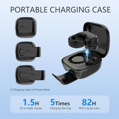 GUVOHUT Remote Control for TikTok,Air Finger Ring Mouse with Touchpad, Bluetooth Page Turner for iPad/Kindle App/iPhone/Android (Black) - Image 4