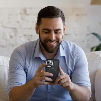 SUPFINE Magnetic for iPhone 12 Pro Max Case, [Compatible with MagSafe][10 FT Military Grade Drop Protection] [Dual Layer Structure Protection] Heavy Duty Full-Body Shockproof Phone Case, Black - Image 7