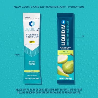 Liquid I.V.® Hydration Multiplier - Pear | Electrolyte Powder Drink Mix | 1 Pack (16 Servings) - Image 4