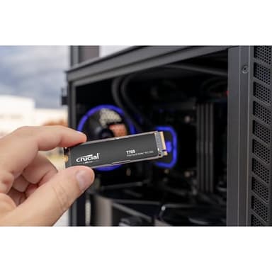 Crucial T705 2TB PCIe Gen5 NVMe M.2 SSD - Up to 14,500 MB/s - Game Ready - Internal Solid State Drive (PC) - +1mo Adobe CC - CT2000T705SSD3 - Image 4