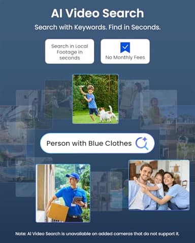 REOLINK New Version 12MP Smart Security System with AI Video Search, Person/Vehicle/Animal Detection Color & Infrared Night Vision, Two-Way Talk, 24/7 Recording, Perimeter Protection, RLK8-1200D4-A - Image 2