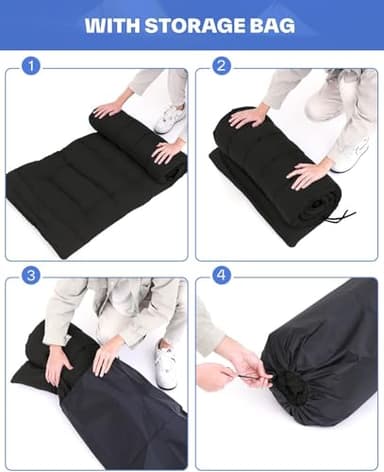 Sportneer Camping Cots for Adults: 1200D Double Layer Oxford Camping Cot with 2 Side Pockets - Heavy-Duty Comfort Cot Bed for Camping Travel Tent Day Outdoor & Home Guest, Ease of Setup - Image 5