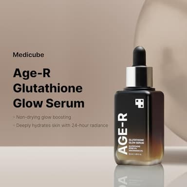 Medicube AGE-R Glutathione Glow Serum - Antioxidant & Elasticity Care Serum for 24Hr Pure Radiance, Korean Glass Glow Skin, Daily Use for Youthful Skin, Korean Skincare - Image 2