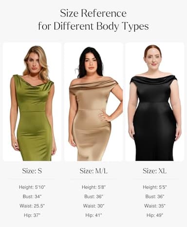 Popilush Women Shapewear Maxi Dress - Sleeveless Long Formal Cocktail Party Elegant Bodycon Dresses Built-in Bra Black - Image 5