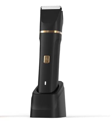 Electric Razor for Men, IPX7 Waterproof Versatile Shaver for Temple, Groin, Nose, Ear Hairs, Beard, Body Hair Trimmer for Men, Painless Grooming Kit with 2 Replaceable Ceramic Blade Heads - Image 9