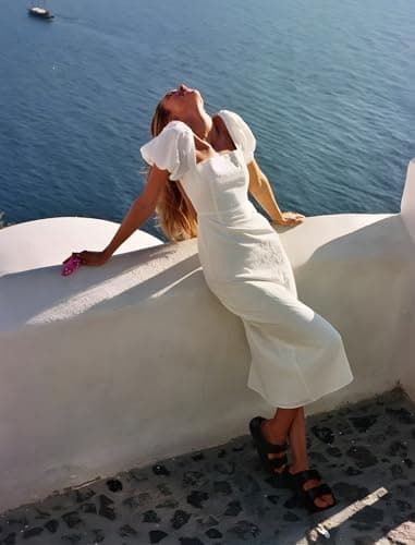 KuaiLu Womens Recovery Sandals Comfort Plantar Fasciitis Arch Support Ladies Orthotic Adjustable Strap Sport Slides Open Toe Slip On Athletic Cushion Slippers Summer Pool Beach Sandles Black Size 10 - Image 2