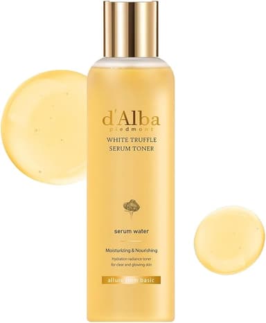 d'alba Piedmont White Truffle Moisturizing Serum Toner, Glass Skin with Double Vitamin Skincare, Face Moisturizer, (6.08fl. oz - Image 1