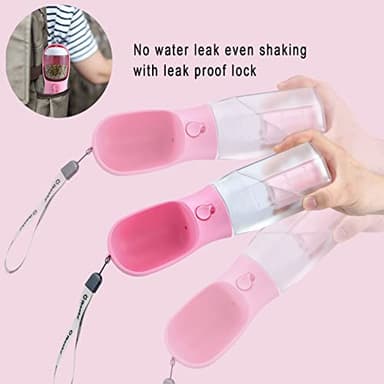 Cibaabo Dog Water Bottle with Food Container & Poop Bag Holder, Travel Water Bowl, Portable Pet Dispenser, Dog Gifts Stuff Accessories Items, Puppy Essentials for Yorkie Chihuahua Walking Hiking - Image 4