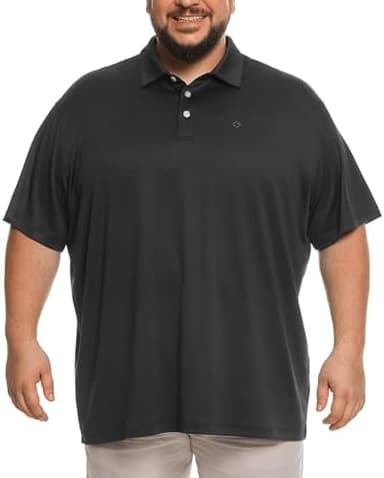 Big and Tall Mens Polo Shirt Moisture Wicking Sport Golf Shirts 2XL-6XL - Image 3