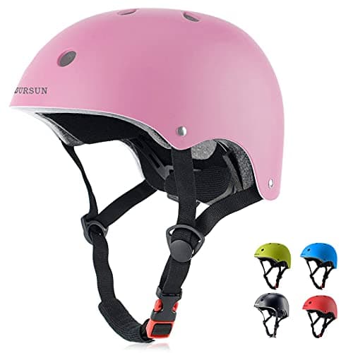 BURSUN Kids Bike Helmet Ventilation & Adjustable Toddler Helmet for Ages 3-5-8 Kids Boys Girls Multi-Sport Helmet for Bicycle Skate Scooter, 6 Colors - Image 1