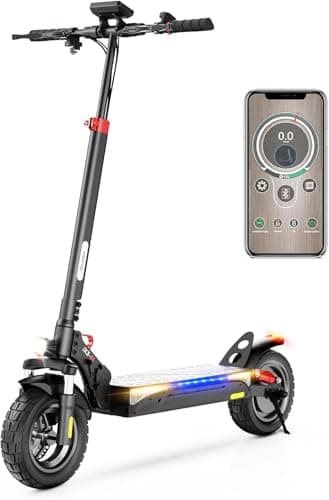 iScooter iX3 Electric Scooter,10" Off Road Pneumatic Tires,800W Motor E-Scooter Up to 25 Miles Range, Top Speed 25MPH, Adjustable Handlebar Height, Folding Commuting Escooter for Adults - Image 1