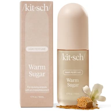 Kitsch Hair Perfume for Women - Warm Sugar | Clean, Deodorizing & Patented Odor-Eliminating Technology Hair Spray & Body Mist - Freshen Hair, Body & Pillows - Pink Grapefruit & Vanilla Scent - 50mL - Image 1