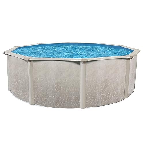 Aquarian Steel-Frame Outdoor Above-Ground Swimming Pool, Round, 18' x 52", Phoenix - Image 1