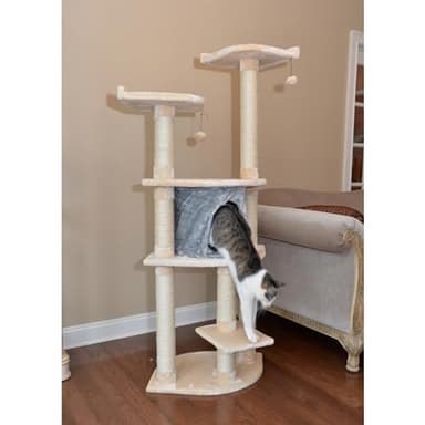 Armarkat Cat Tree Model A6401, Blanched Almond - Image 3