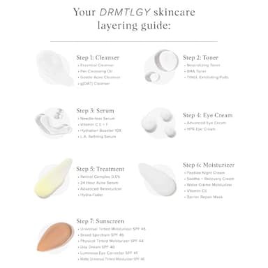 DRMTLGY Peptide Night Cream Face Moisturizer. Fragrance Free and Oil Free Hydrating Facial Moisturizer for All Skin Types. 2.1 oz - Image 7
