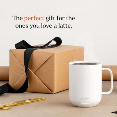 Ember Temperature Control Smart Mug 2, 10 Oz, App-Controlled Heated Coffee Mug with 80 Min Battery Life and Improved Design, White (Renewed) - Image 9
