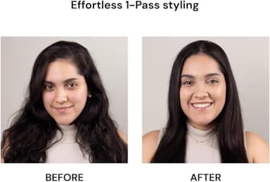 L'ANGE HAIR Le Ceramique 1-Pass Flat Iron Hair Straightener | Fast Heating Ceramic Flat Iron | Best Hot Tools Professional Hair Straightener to Lock in Moisture & Shine | (Blush) - Image 7