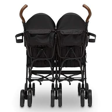 Jeep PowerGlyde Plus Side x Side Double Stroller by Delta Children, Black - Image 9