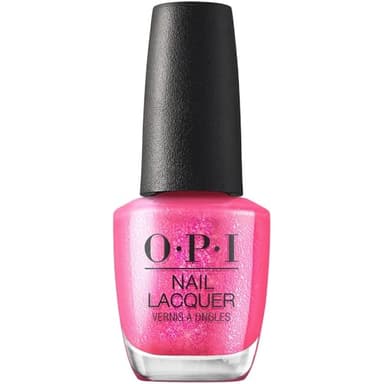 OPI Nail Lacquer Spring Break the Internet | Sheer Bright Pink Shimmer Chip Resistant Nail Polish | Me, Myself Collection - Image 1