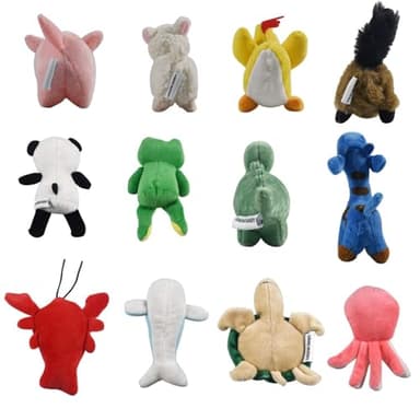 LEGEND SANDY Squeaky Plush Dog Toy Pack for Puppy, Small Stuffed Puppy Chew Toys 12 Dog Toys Bulk with Squeakers, Cute Soft Pet Toy for Small Medium Size Dogs - Image 9