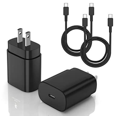 for Samsung Galaxy Super Fast Charging Cord Type C Charger, 25w Android Phone Charger Block &10ft USBC to USB-C Cable for Galaxy S25/S24 Ultra/S24 S23 S22 S21 S20 (Ultra/Plus),iPad Pro/Air/Mini 2Pack - Image 1