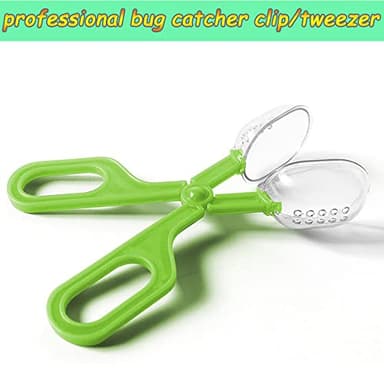 Feeding Tongs,Bug Tweezers for Kids Adults, Reptile Feeding Tweezers Long Handle Feeder Tools for Fish Aquariums Reptiles Snakes Lizard Gecko Spider and Bird (Green) - Image 2