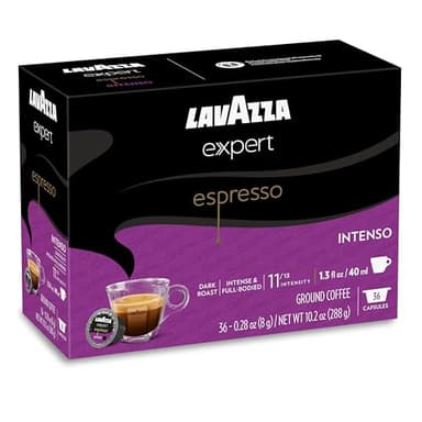 Lavazza Expert Espresso Intenso Capsules, Dark Roast, Arabica and Robusta Blend, Compatible with Lavazza Classy Machines (36 Capsules) - Image 12