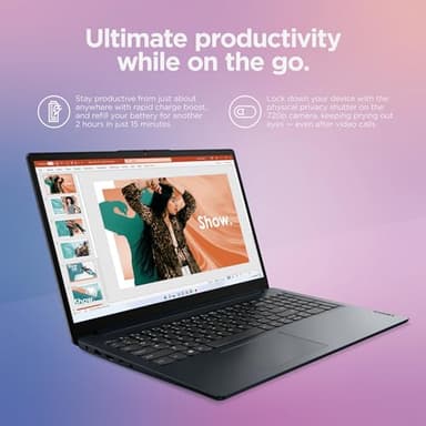 Lenovo IdeaPad Laptop Computer 2025, 15.6" FHD Touchscreen, 10-Core Intel i5, Intel Iris Xe Graphics, 40GB RAM, 1.5TB Storage (1TB SSD + 500GB Ext), MarxsolAccessory, Win 11 Pro, Lifetime Office 2024 - Image 7