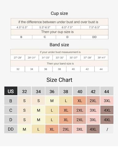 HORISUN Seamless Bras for Women Comfortable Push Up Bra No Underwire(Nude L) - Image 7