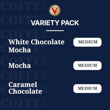 Victor Allen's Coffee Mocha Variety Pack (White Chocolate Mocha, Mocha, Chocolate Caramel), 32 Count, Single Serve Coffee Pods for Keurig K-Cup Brewers - Image 2