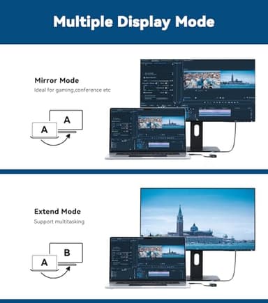 QGeeM USB C to HDMI Adapter 4K@60Hz,Type-C Thunderbolt 3/4 to HDMI Adapter Converter,Compatible for MacBook Pro,iPhone16 Max Plus,iPad Air,XPS,Galaxy S24Ultra,iMac Mini Etc.-2 Pack - Image 2