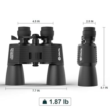 12-36x52 Binoculars for Adults High Powered - Opaita Zoom with Clear Low Light Vision for Hunting - HD for Bird Watching Stargazing Cruise Ship Travel Hiking Opera - Image 8