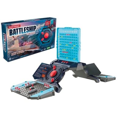 Hasbro Gaming Electronic Battleship Reloaded Board Game, Naval Combat Strategy Game with Sounds, Lights, Special Attacks, Ages 8 and Up, 1-2 Players - Image 1