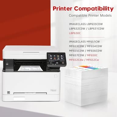 Toner Kingdom Compatible Canon 067H 067 Toner Cartridge Set 4 Pack Replacement for Canon 067H Toner Compatible for Color ImageClass MF656Cdw LBP632Cdw MF653Cdw MF654Cdw LBP633Cdw MF650C LBP630C Toner - Image 4