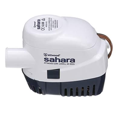 Attwood 4511-7 Sahara S1100 Automatic Bilge Pump, 1100 GPH, 12-Volt, 1.5-Amp Draw, ¾-Inch Interior Diameter Hose, 29-Inch Wire - Image 6