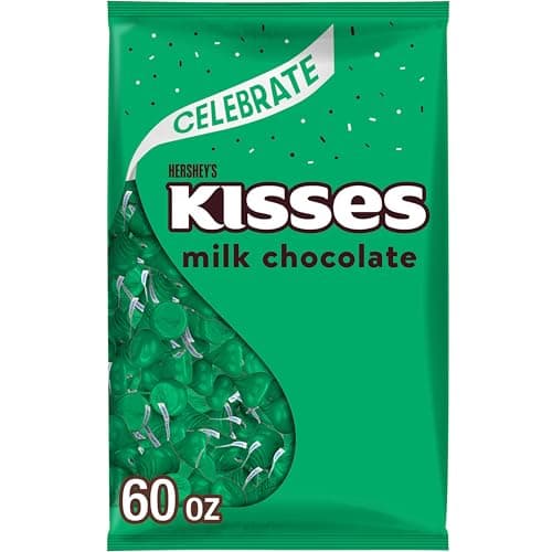 HERSHEY'S KISSES Milk Chocolate Candy Bulk Bag, 60 oz - Image 1