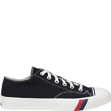 PRO-Keds Men's Royal Lo Lace Up Fashion Sneaker, Black Canvas, 4 - Image 2