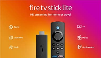 Like-New Fire TV Stick Lite, free and live TV, Alexa Voice Remote Lite, smart home controls, HD streaming - Image 8