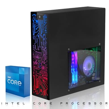 Hp Desktop Computer PC – Intel Core i5, 16GB ARGB RAM, 256GB SSD, 24 Inch Curved Monitor, RGB Keyboard with AI Copilot Key and Mouse, RGB Soundbar, Windows 11(Renewed) - Image 4