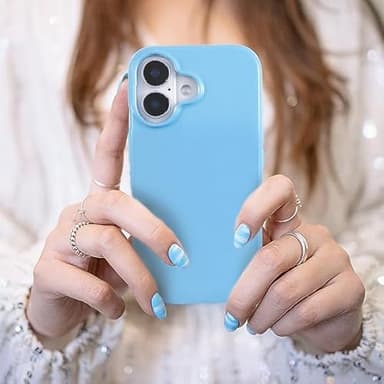 Sonix Case for iPhone 16 | Compatible with MagSafe | 10ft Drop Tested | Gloss Light Blue - Image 6