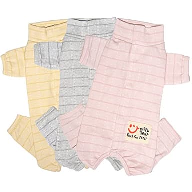 RSS08-Fpink-M Recovery Suit for Surgery - Dog Abdominal Wounds Bandages, Full Coverage Bodysuit for Female Dogs, Prevent Licking - Image 6