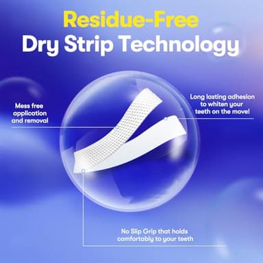 MySmile Teeth Whitening Strips 14 Treatments Kit, Hydroxyapatite-Infuse White Strips, Non-Sensitive Teeth Whitening with Soothing Natural Ingredients, Enamel-Safe, Residue-Free, Non-Slip(28 Count) - Image 5