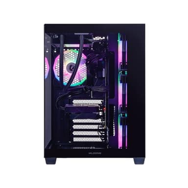 MLOONG Gaming PC Desktop, AMD Ryzen 5 5500, GeForce RTX 4060 8GB, 16GB DDR4 RAM 3200MHz, 1TB NVME SSD, 600W PSU, Windows 11 Home 64-bit, WiFi, Black - Image 9