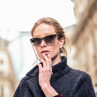 MEETSUN Polarized Sunglasses for Women Men Classic Retro Designer Style (Ombre Brown Frame/Gradient Lens, 54) - Image 2