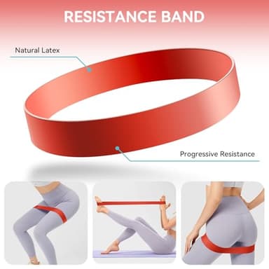 Krightlink 5 in1 Foam Roller Set for Deep Tissue Muscle Massage, High Density Fitness Exercise Foam Roller, Massage Roller, Massage Ball, Resistance Band, for Whole Body (Black) - Image 5