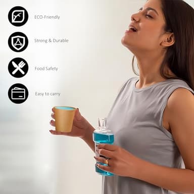 Clawsoff 300 Pack 5 oz Paper Cups, Disposable Kraft Bathroom Cups 5 Ounce, Espresso Coffee Hot/Cold Beverage Cups for Home, Kitchen, Party - Image 4