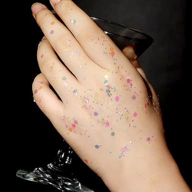 Teenitor Body Glitter Face Glitter Makeup Festival Glitter, 12 Colors Face and Body Glitter Gel, Hair Glitter Gel, Body Makeup - Image 2