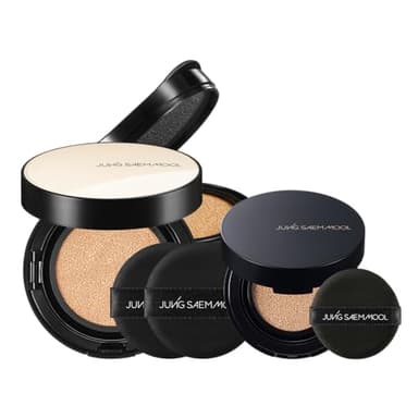 JUNGSAEMMOOL Essential Skin Nuder Cushion Gift Set (Light) | Nuder Cushion (Refill included) + Mini + Puff (1pc) | SPF 50+ PA+++ - Image 2