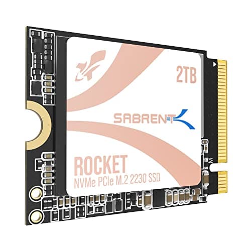SABRENT Rocket Q4 2230 NVMe SSD 2TB – PCIe Gen4 M.2 Internal SSD for Steam Deck, ROG Ally, Surface Pro, Mini PCs – DRAM-Less QLC, Up to 5GB/s, Single-Sided, Compact Form Factor [SB-213Q-2TB] - Image 1