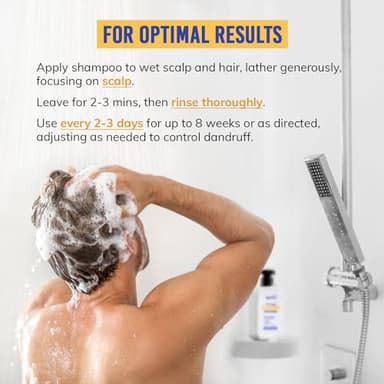 Seborrheic Dermatitis & Folliculitis Dandruff Shampoo: Anti Fungal Medicated Shampoo for Scalp Problems with Selenium Sulfide & Botanical Extracts - Flakes Itchy & Oily Scalp Relief Mint Breeze - Image 9